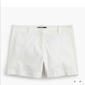 J.Crew Chino white Shorts